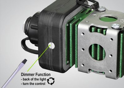 model 4400, 4400, LINKaLIGHT, link a light, led stringer light system, led, portable, work light, ordinary location, temporary job site light, string work light, floodlight, area light, 4400, Industrial LED String Light System, led wide area stringer light system, dimmer function, optional dimmer control, variable light control