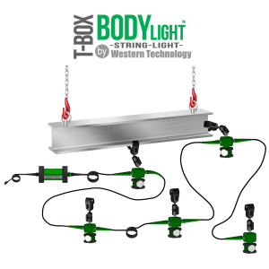 BODYLight String Light - With the T-BOX, the BODYLight can be configured into an explosion proof string light! Whether you need 2 lights, or 10 or more, it is completely adjustable.