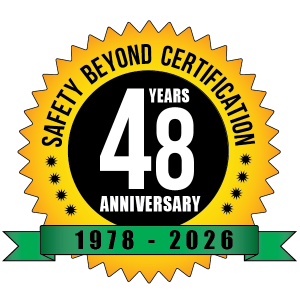 safety beyond certification, 48 year, anniversary, 1978-2026, western technology