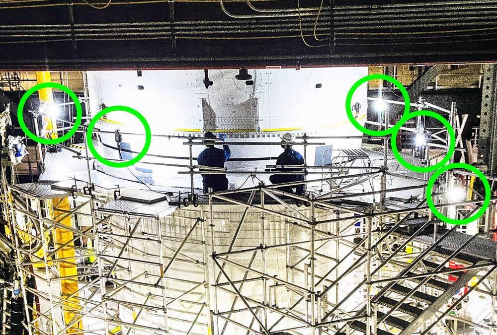 Western Technology Lights Backstops Artemis Project Safety